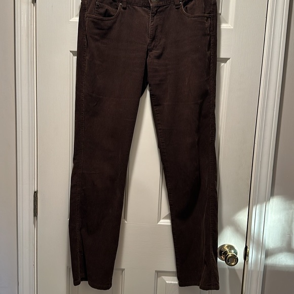 Ralph Lauren ladies brown corduroy pants Size 12 - Picture 2 of 5